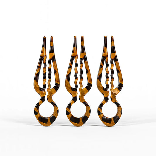 Hairpin - Caramel Shell